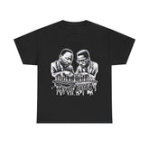MLK & Malcolm X 'THEY NOT LIKE US' Unisex Heavy Cotton Tee